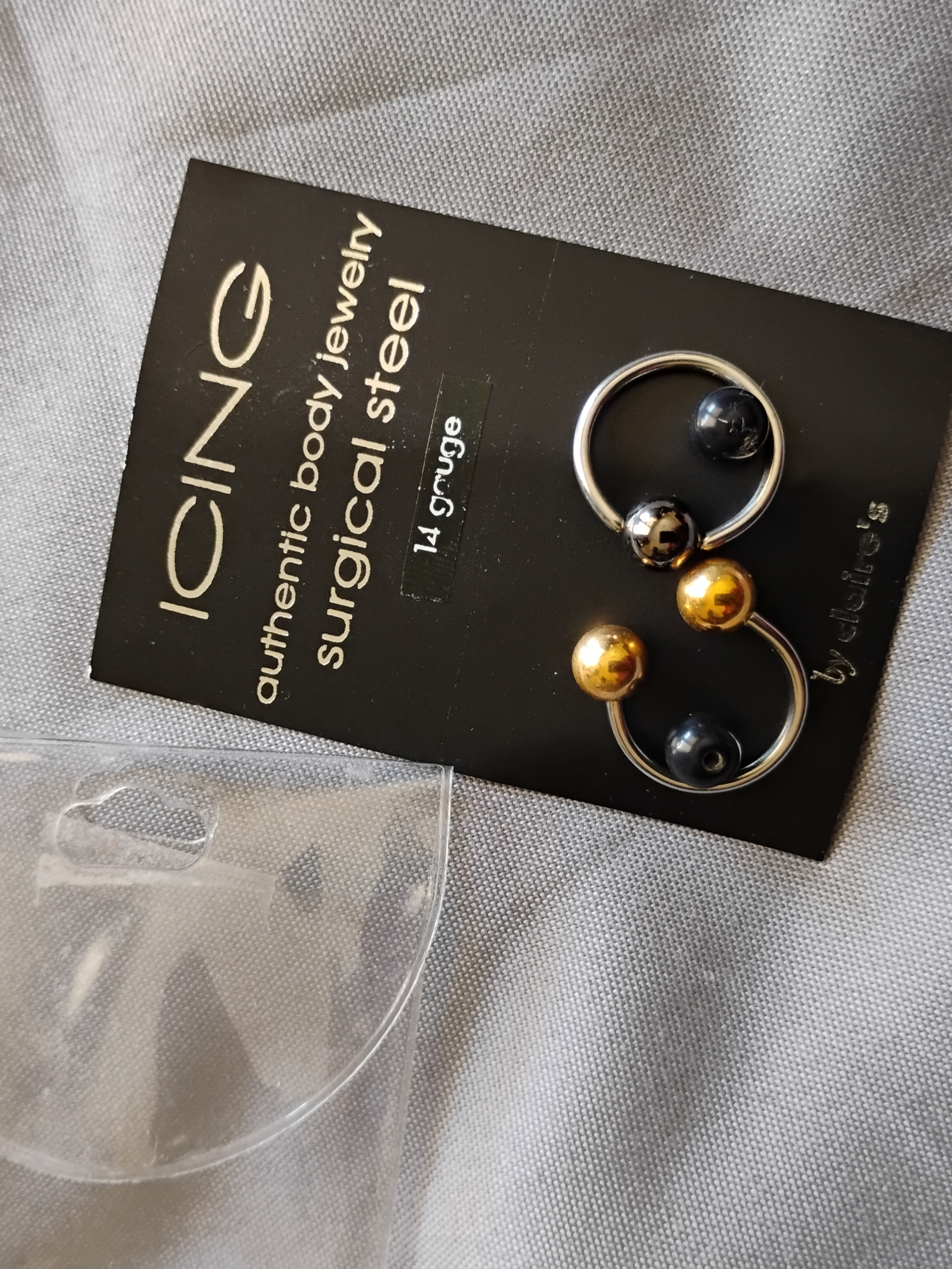 Claires Surgical Steel Captive Bead Rings